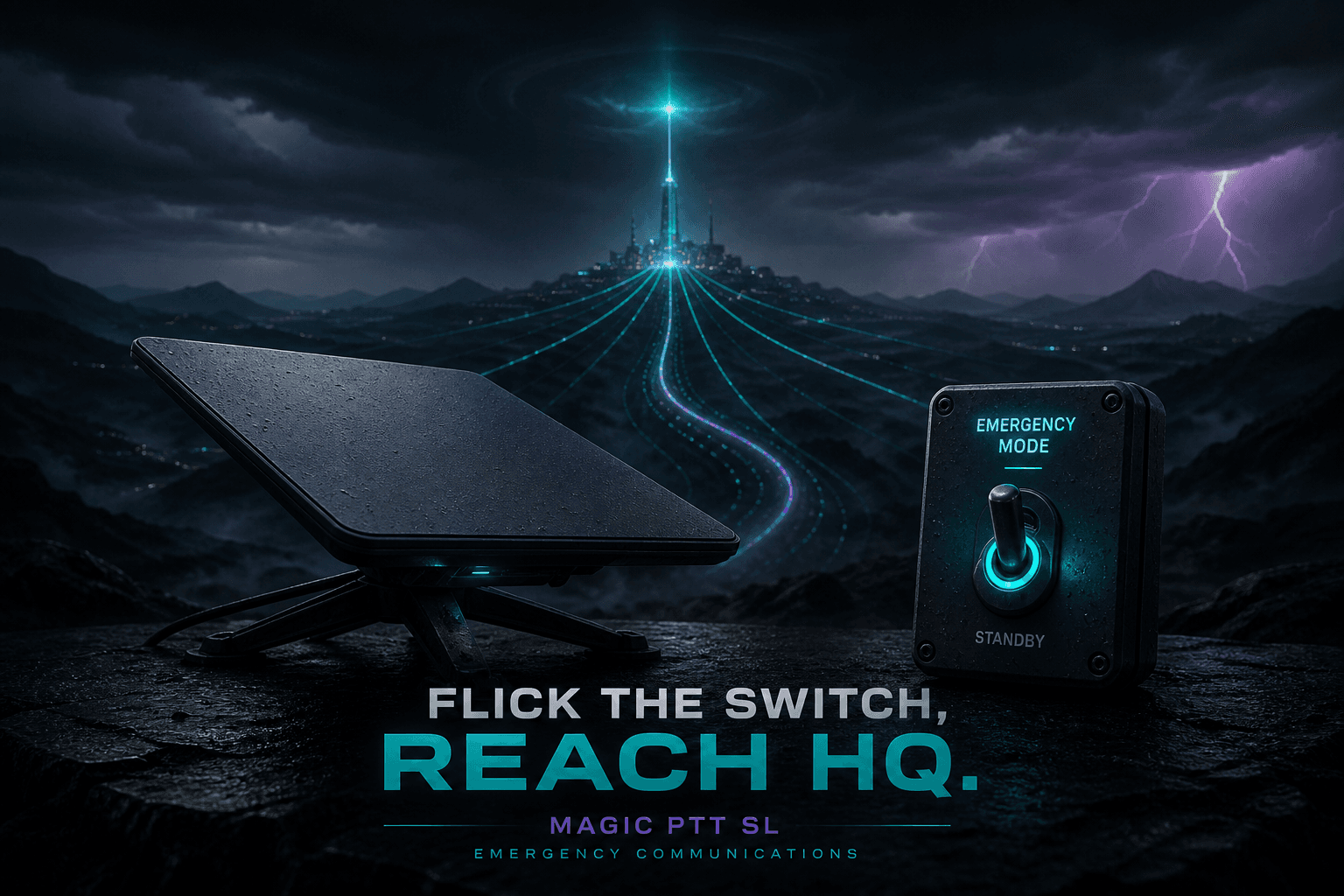 Magic PTT SL — Starlink Mini on standby and emergency switch to central servers