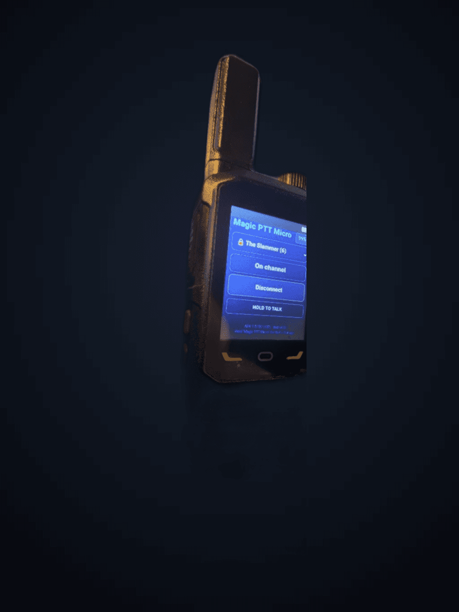 i846 / OS360 handheld running Magic PTT Micro