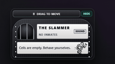 The Slammer Stage float with empty cells